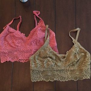 PINK Bralettes